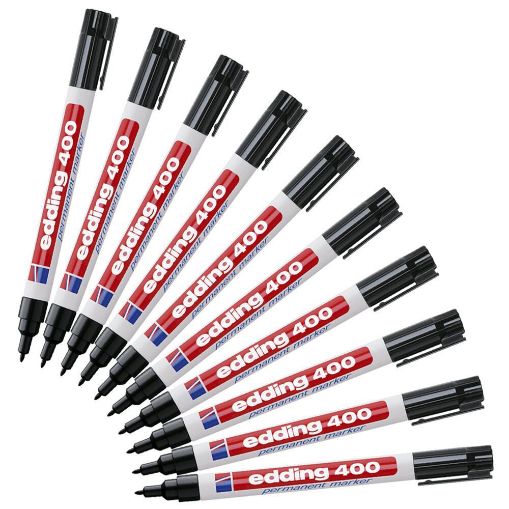 edding 400 Permanentmarker 1.0 mm Schwarz