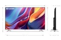 Sharp 55GP6265E 4K Ultra HD QLED Google TV™ 139 cm (55')