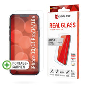 DISPLEX Real Glass für Apple iPhone 13/13 Pro/14/16e