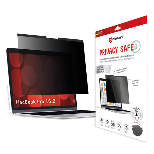 DISPLEX PRIVACY SAFE Magnetischer 2-Wege Blickschutzfilter für MacBook Pro 16,2‘‘