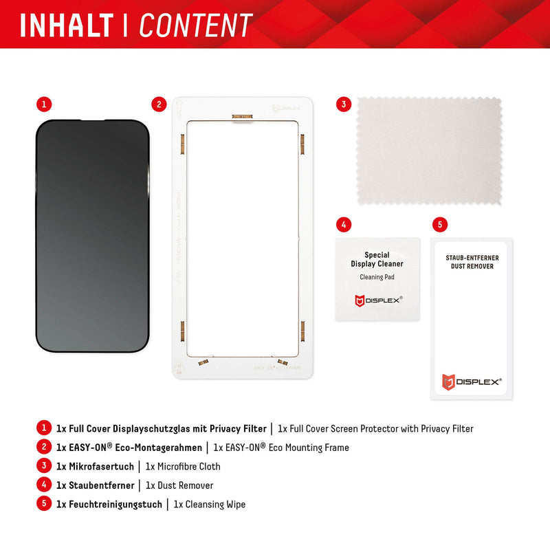 DISPLEX Privacy Glass 3D Samsung Galaxy S23 Ultra