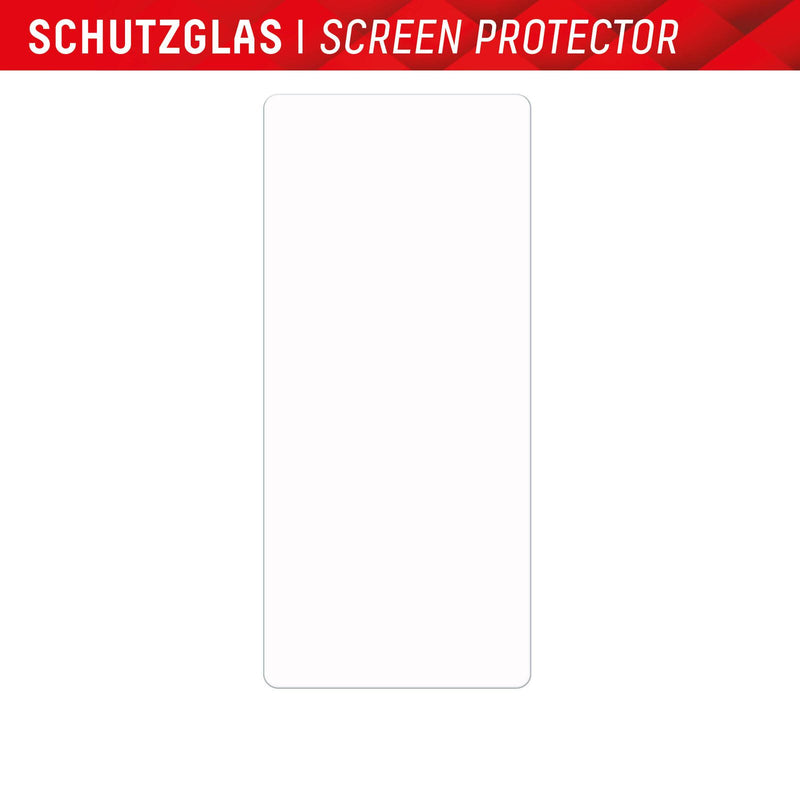 DISPLEX Panzerglas + Schutzhülle für Google Pixel 7a, Eco-Montagerahmen, kratzer-resistent