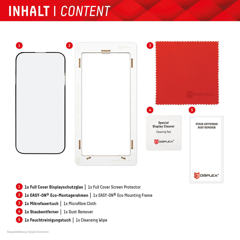 DISPLEX Panzerglas (10H) für Apple iPhone 15 Plus/15 Pro Max