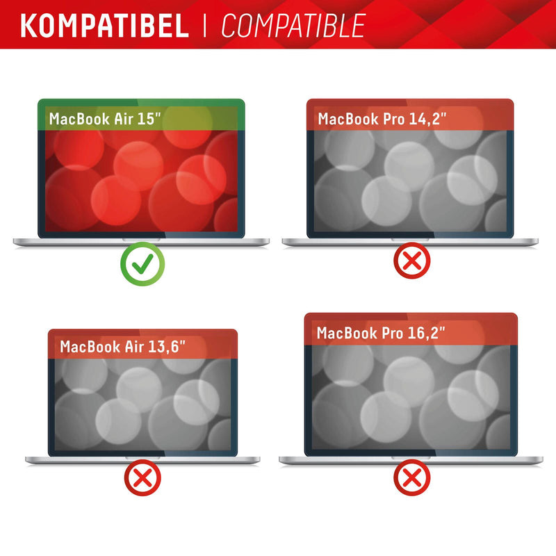 DISPLEX PRIVACY SAFE Magnetischer 2-Wege Blickschutzfilter für MacBook Air 15‘‘