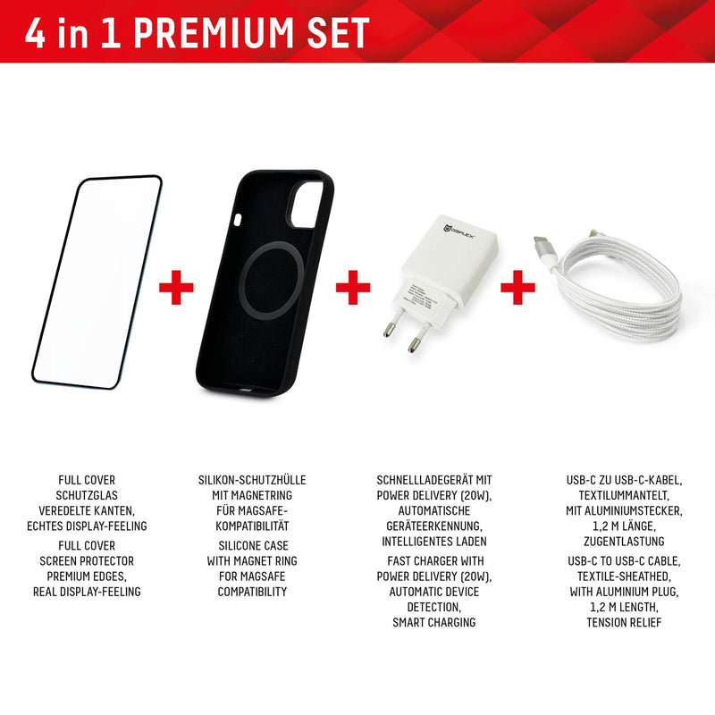 DISPLEX Premium-Starterset für Apple iPhone 15 Pro Max