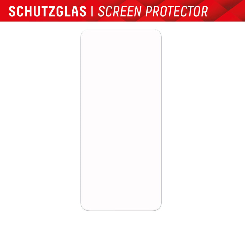 DISPLEX Panzerglas (10H, 2D) für Samsung Galaxy A05s, Eco-Montagerahmen, kratzer-resistent