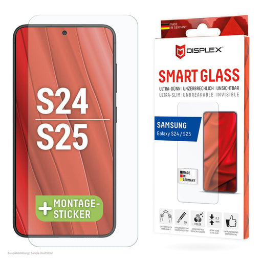 DISPLEX Smart Glass (9H) für Samsung Galaxy S24/S25
