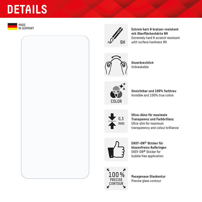 DISPLEX Smart Glass (9H) für Samsung Galaxy S24+/S25+