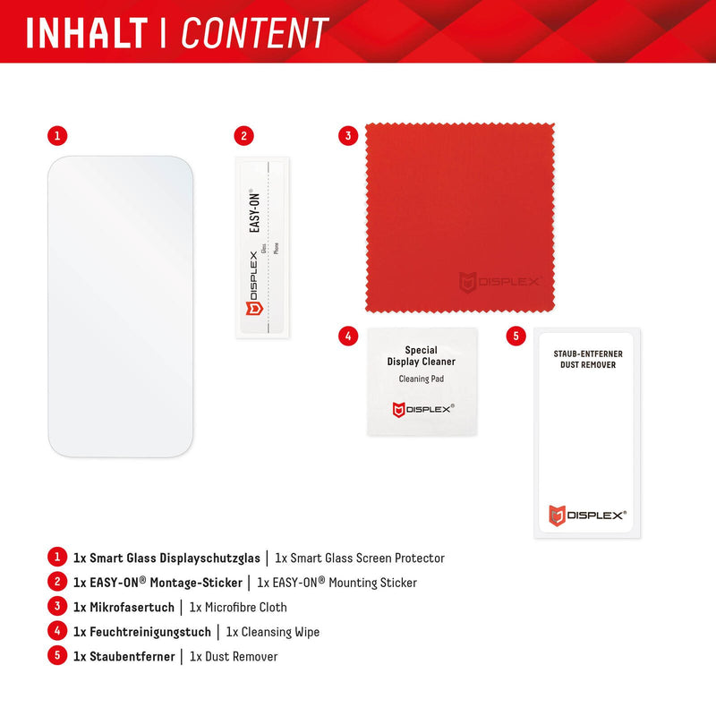 DISPLEX Smart Glass (9H) für Samsung Galaxy S24+/S25+