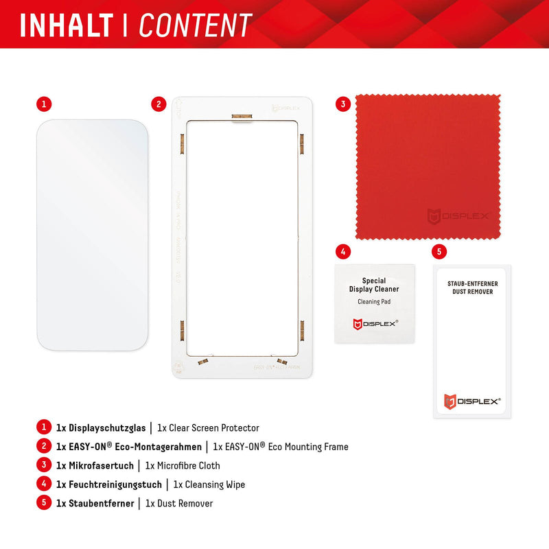DISPLEX Panzerglas (10H, 2D) für Google Pixel 8a