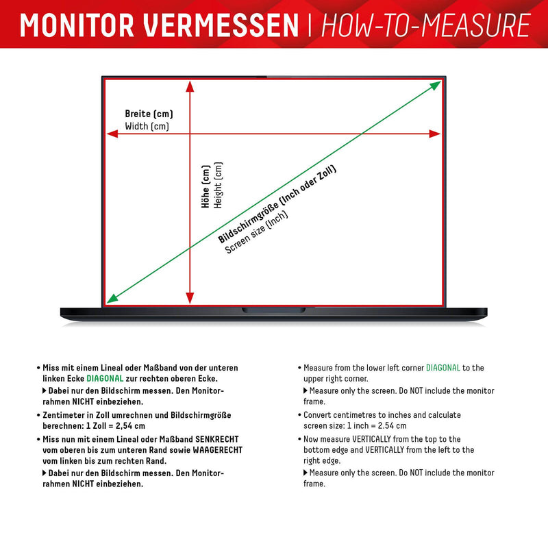 DISPLEX PRIVACY SAFE Wiederablösbarer 2-Wege Blickschutzfilter für Laptop/ Notebook (randlos/frameless) 14'' (16:10)