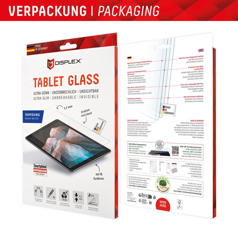 DISPLEX Tablet Glass Displayschutz für Samsung Galaxy Tab S10+