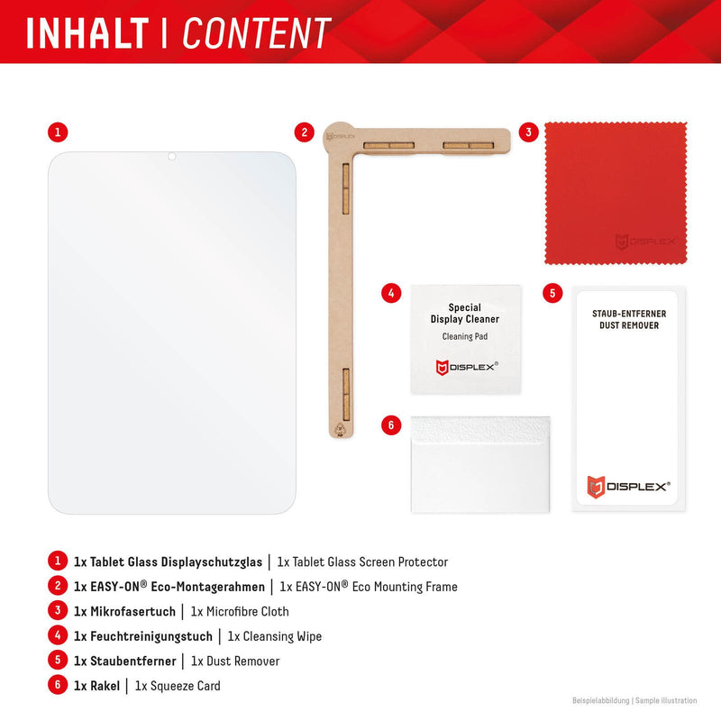 DISPLEX Tablet Glass Displayschutz für Samsung Galaxy Tab S10+