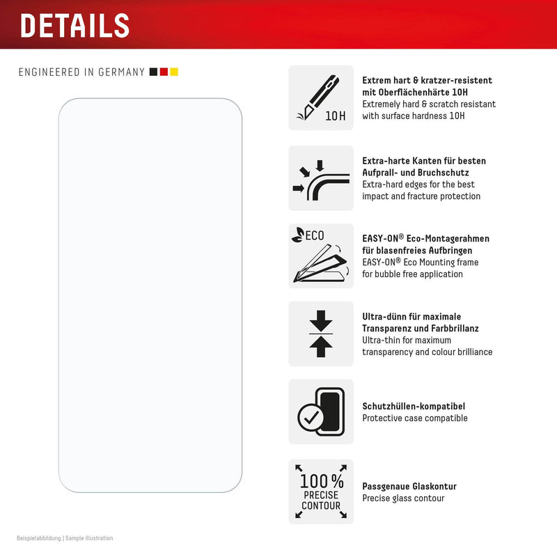 DISPLEX Panzerglas (10H, 2D) für Samsung Galaxy A36