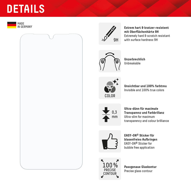 DISPLEX Smart Glass (9H) für Samsung Galaxy A16