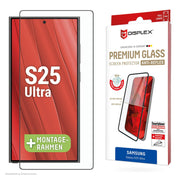 DISPLEX Premium Panzerglas (Full Cover, 10H) für Samsung Galaxy S25 Ultra