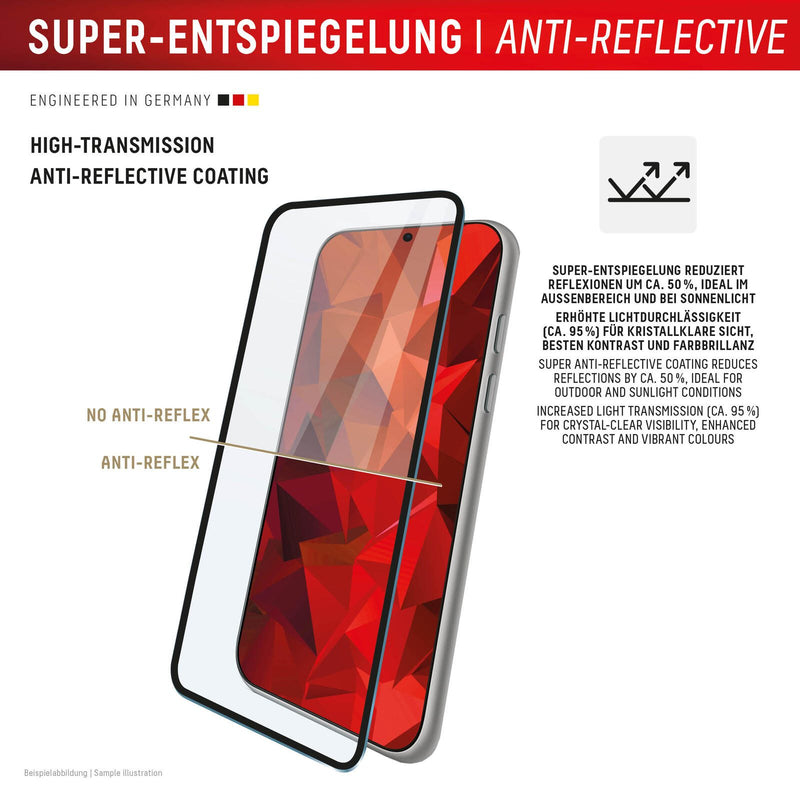 DISPLEX Premium Panzerglas (Full Cover, 10H) für Samsung Galaxy S25 Ultra