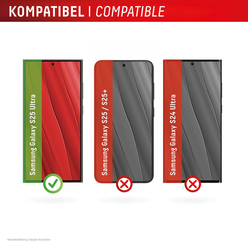 DISPLEX Privacy Full Cover Panzerglas (10H) für Samsung Galaxy S25 Ultra