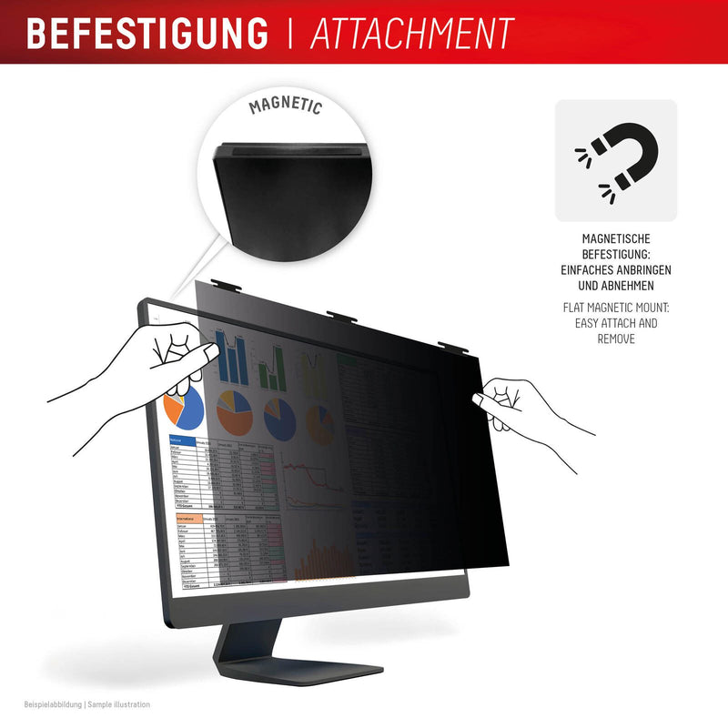 DISPLEX PRIVACY SAFE Blickschutzfilter für Desktop Monitor 27'' (16:9)