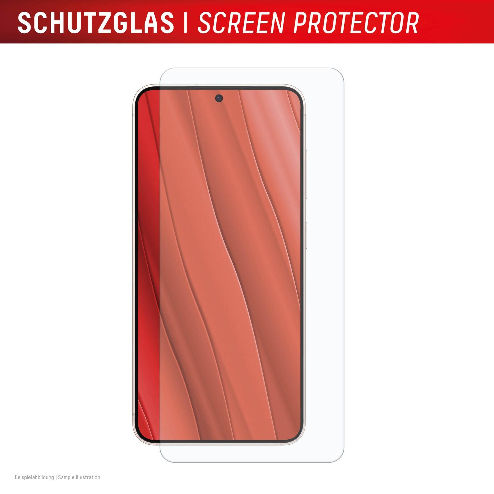 DISPLEX Panzerglas (10H) + Schutzhülle für Samsung Galaxy S25 Edge
