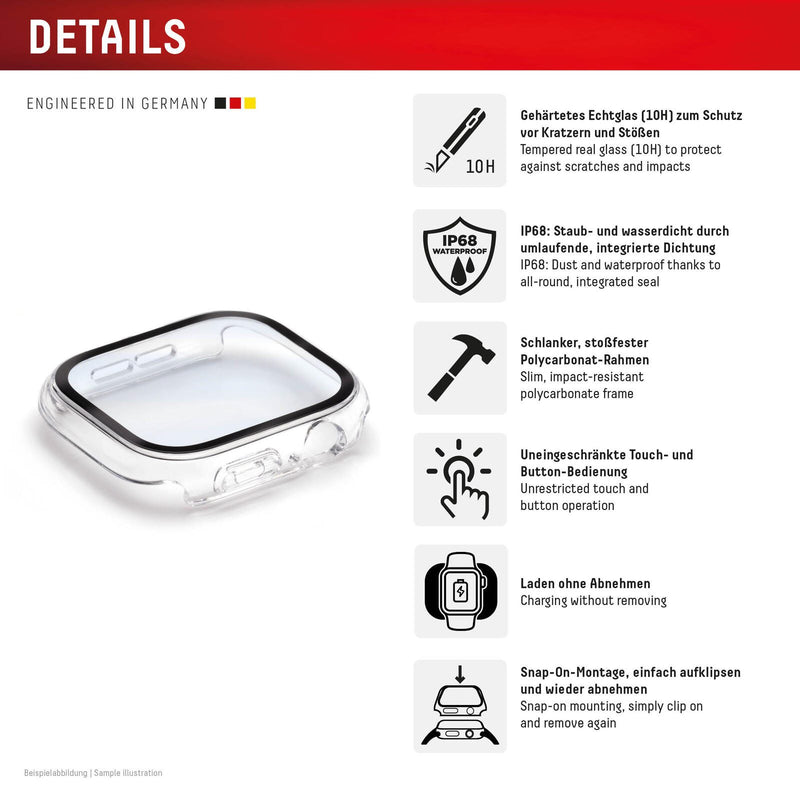 DISPLEX 10H Panzerglas für Apple Watch 10 (42mm)