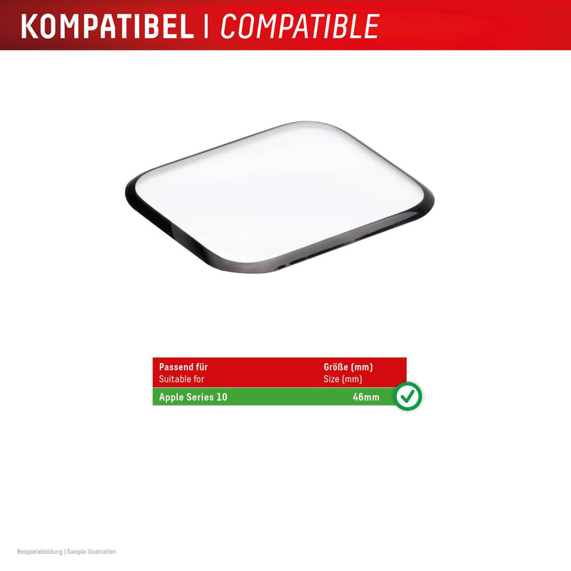 DISPLEX Unzerbrechliches Full Cover Smartwatch Glass für Apple Watch 10 (46mm)
