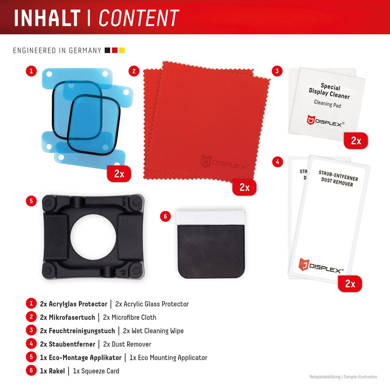 DISPLEX Unzerbrechliches Full Cover Smartwatch Glass für Apple Watch 10 (46mm)