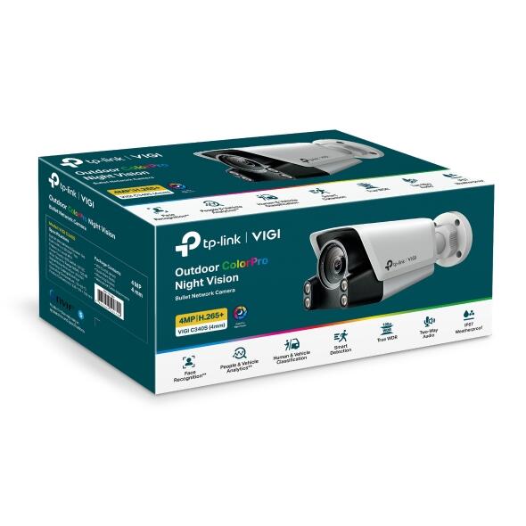 TP-Link VIGI C340S Netzwerk-Überwachungskamera für den Außenbereich mit 4 mm Objektiv