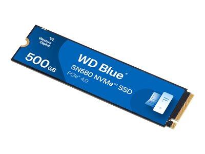 WD Blue SN580 SSD - 500 GB - intern - M.2 2280 - PCIe 4.0 x4 (NVMe)