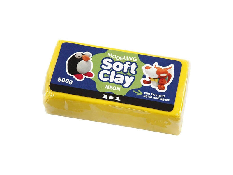Creativ Company Soft Clay - Yellow 500gr.