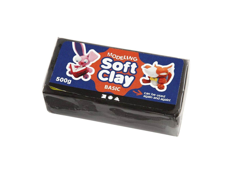 Creativ Company Soft Clay - Black 500gr.