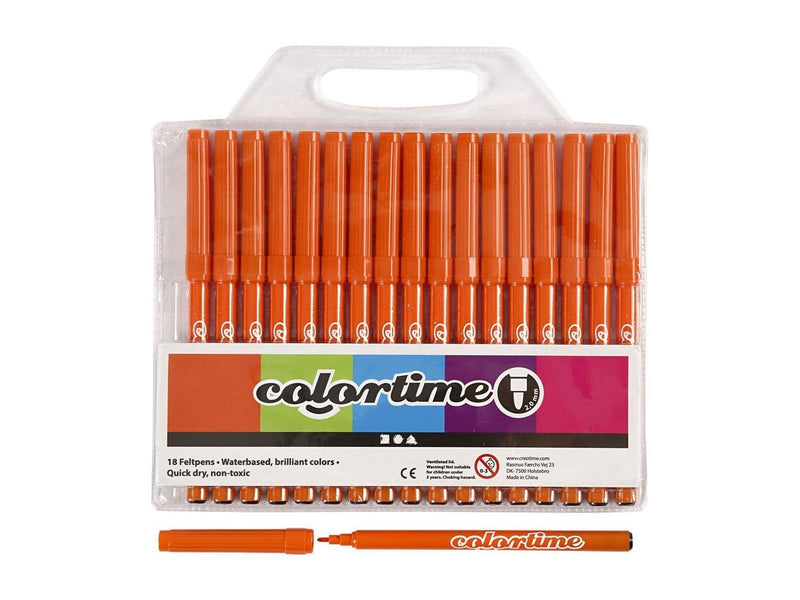 Creativ Company Orange markers 18st.