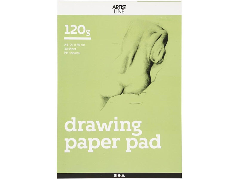 Creativ Company Drawing Pad White A4 120gr 30 Sheets