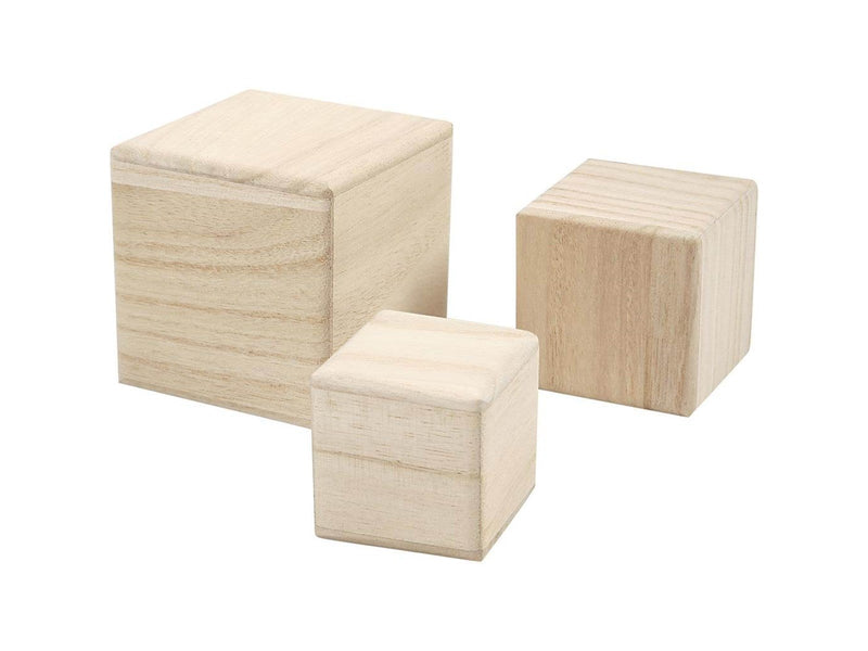 Creativ Company Wooden Cubes Set of 3