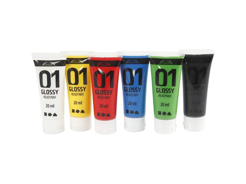 Creativ Company A-Color - Acrylic Paint - Glossy (6 x 20 ml)