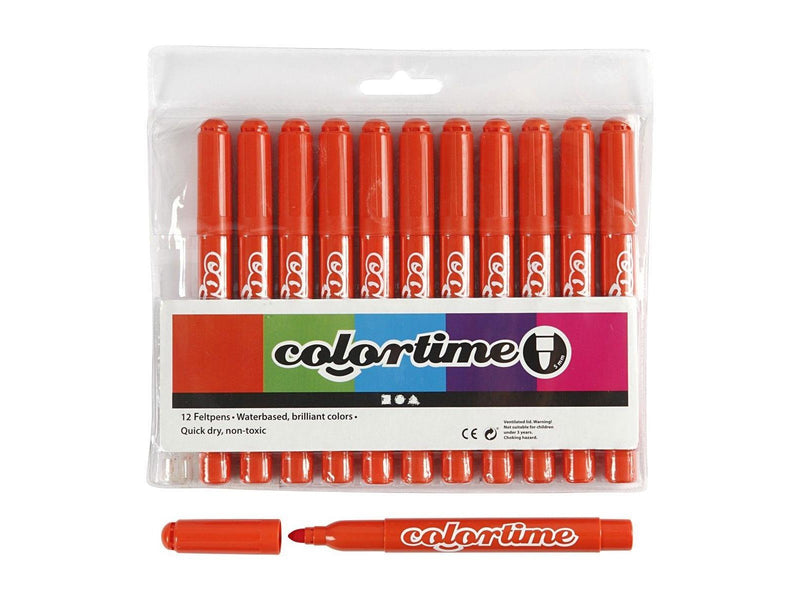 Creativ Company Dark orange Jumbo markers 12pcs.