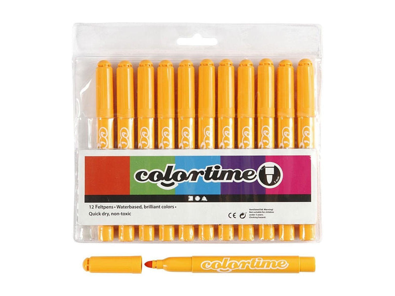 Creativ Company Warm yellow Jumbo pens 12pcs.