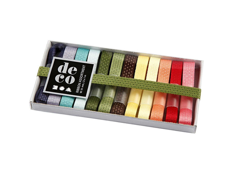 Creativ Company Ribbon Collection Color 12pcs.