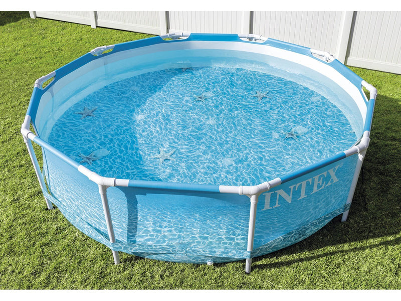Intex Beachside Metal Frame Pool Set  3.05mx76cm