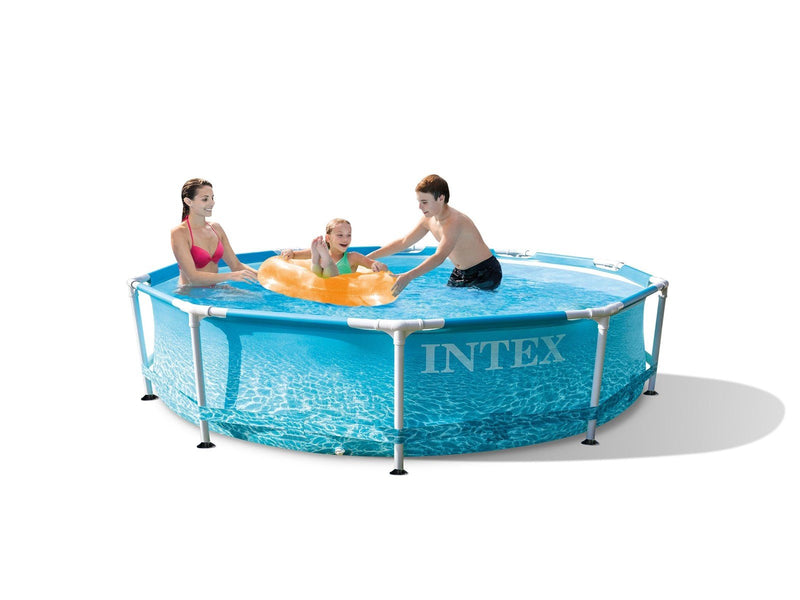 Intex Beachside Metal Frame Pool Set  3.05mx76cm
