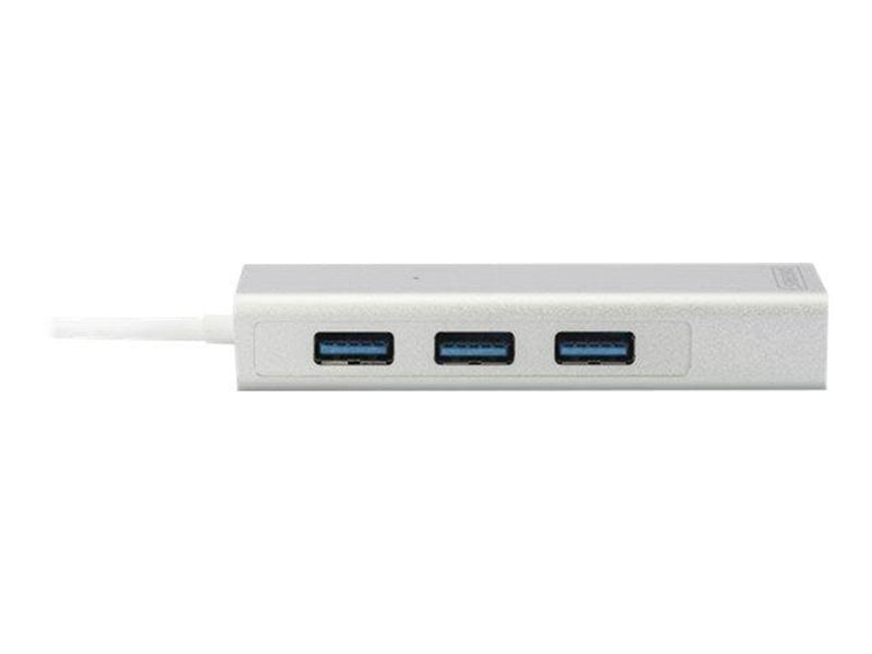 DIGITUS DA-70250-1 - hub - 3 ports USB-Hubs - 3 - Weiß