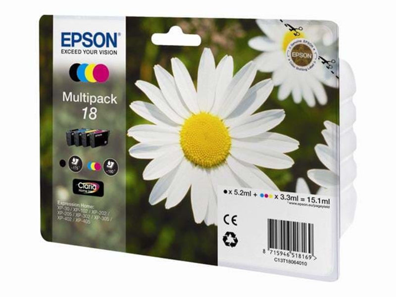 Epson 18 Ink Cartridge Multi - CMYK - Tintenpatrone Cyan