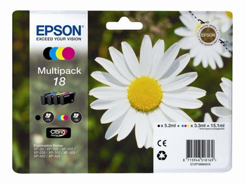 Epson 18 Ink Cartridge Multi - CMYK - Tintenpatrone Cyan