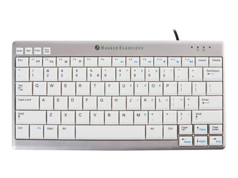 Bakker Elkhuizen UltraBoard 950 Wireless - keyboard - German - Tastaturen - Deutsch - Silber