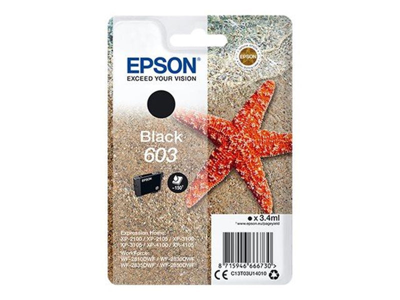 Epson 603 - black - original - ink cartridge - Tintenpatrone Schwarz