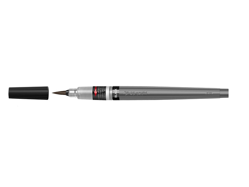 Pentel XGFP-101X Colour Brush Perm Black