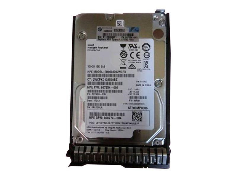 HP E Enterprise - 300GB - Festplatten - 870792-001 - SAS3 - 2.5"