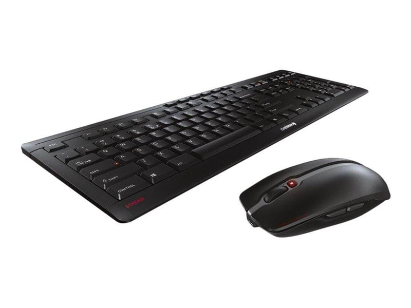 Cherry STREAM DESKTOP RECHARGE - Tastatur & Maus Set - Englisch - Schwarz