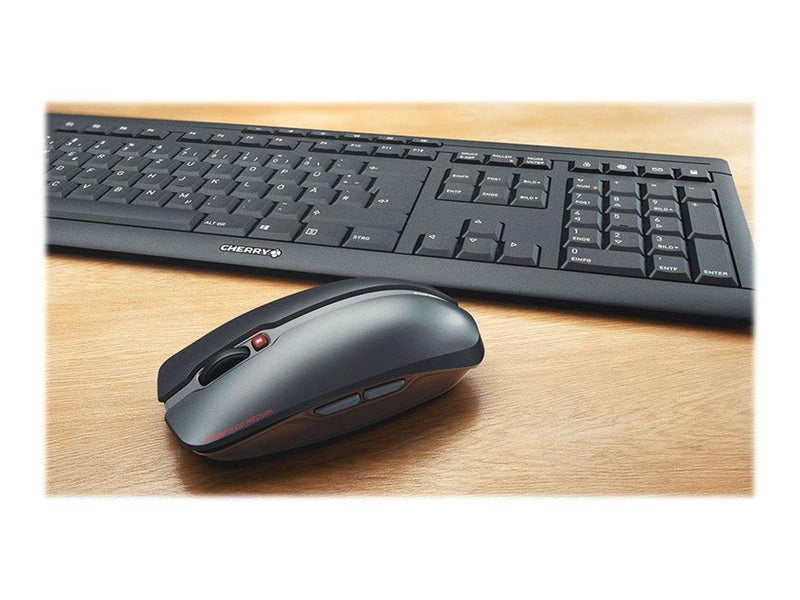 Cherry STREAM DESKTOP RECHARGE - Tastatur & Maus Set - Englisch - Schwarz