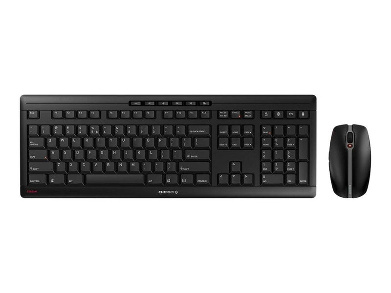 Cherry STREAM DESKTOP RECHARGE - Tastatur & Maus Set - Englisch - Schwarz